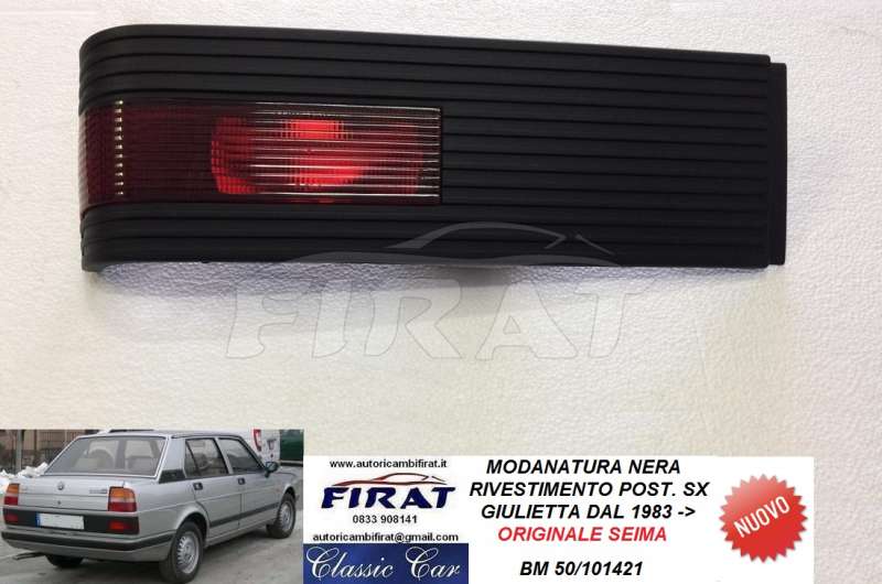 MODANATURA RIVESTIMENTO GIULIETTA 83 -> POST.SX NERO